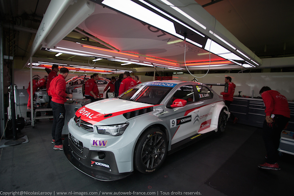 Sébastien Loeb en WTCC au Paul Ricard